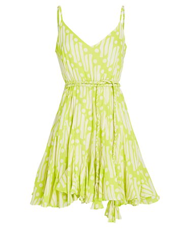 RHODE Casey Printed Cotton Mini Dress | INTERMIX®