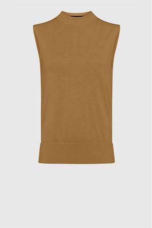 KLARISE RECYCLED KNITTED SLEEVELESS JUMPER | New Arrivals | French Connection Usa