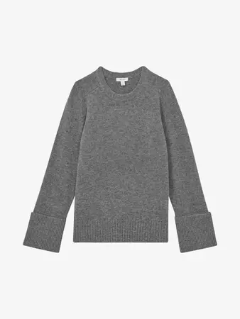 REISS - Laura round-neck wool and cashmere jumper | Selfridges.com