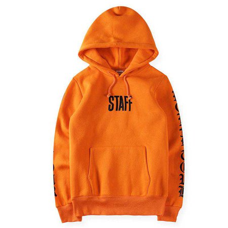 orange purpose hoodie