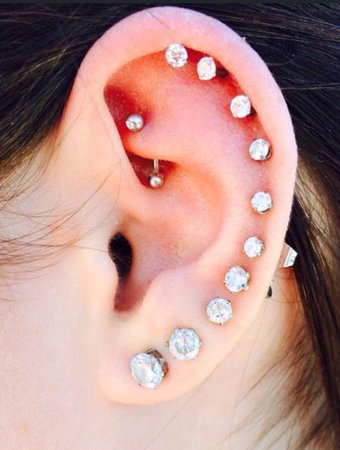 full pierced ear