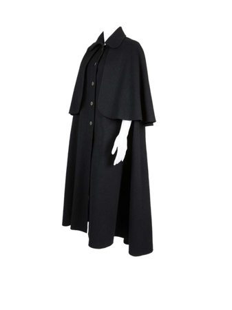 black cloak cape coat