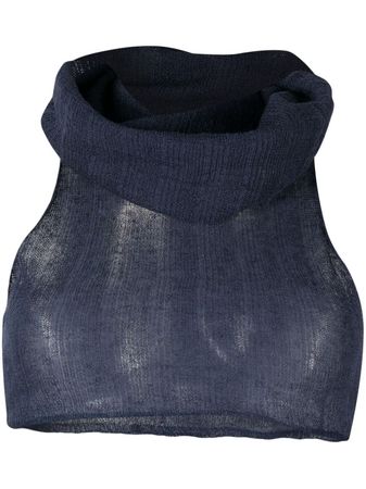 Paloma Wool Cropped roll-neck Knitted Vest - Farfetch