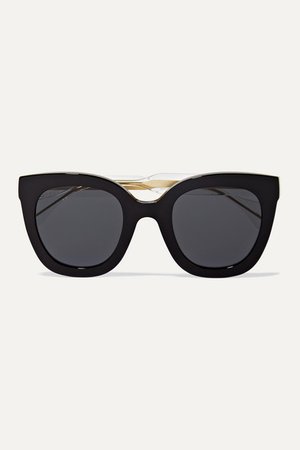 Gucci | Anima Décor oversized cat-eye acetate sunglasses | NET-A-PORTER.COM