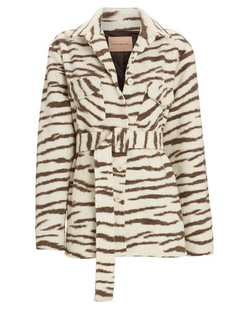 Andamane Evita Zebra Shirt Jacket | INTERMIX®