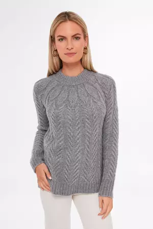 Gray Peacock Sweater | Tuckernuck