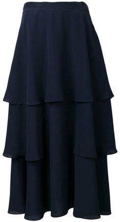 soft frill tiered skirt