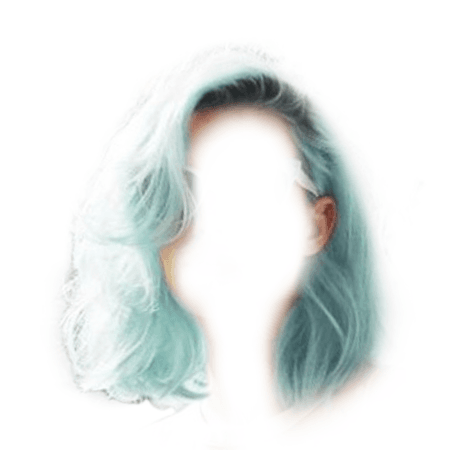 light blue hair 💙