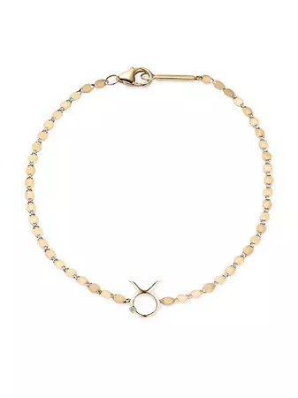 Shop Lana Twenty 14K Gold & Diamond Taurus Bracelet | Saks Fifth Avenue