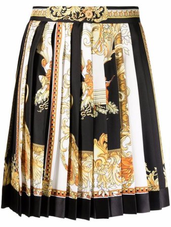 Versace Medusa Renaissance Pleated Skirt - Farfetch