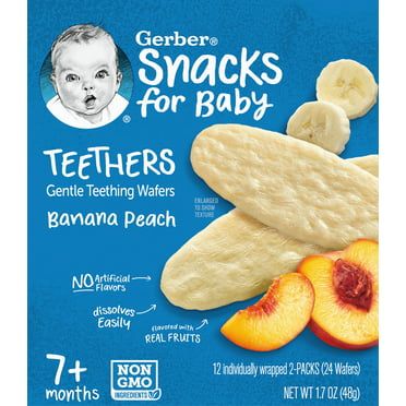 Gerber Snacks for Toddler Animal Crackers , Cinnamon Graham Crackers, 6 oz Bag - Walmart.com