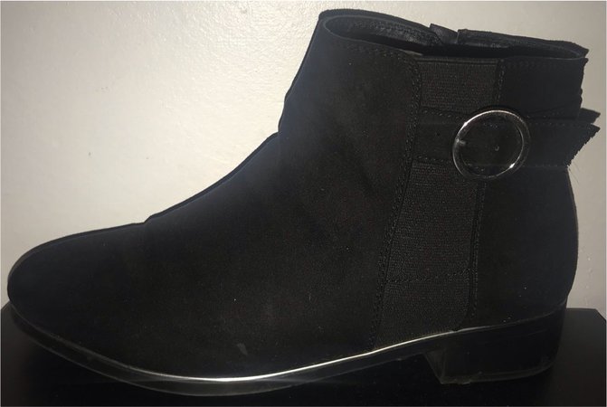 Ankle boots - Black and silver