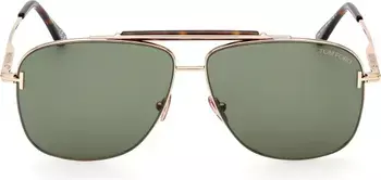 TOM FORD Jaden 60mm Polarized Navigator Sunglasses | Nordstrom