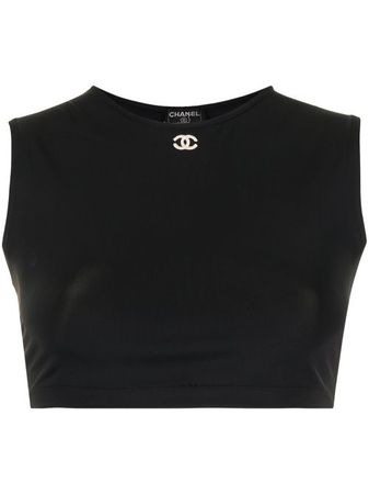 Chanel Pre-Owned 1995 Interlocking CC Cropped Vest