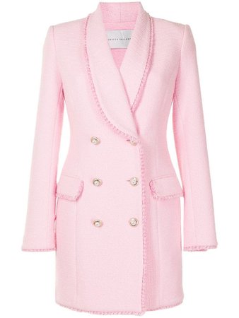 pink dress coat