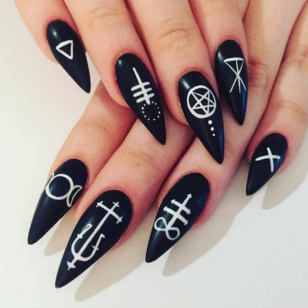 Gothic Occult Nails (Pagan/Wiccan)