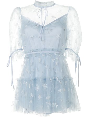 Alice McCall Moon Lover Floral Embroidered Playsuit