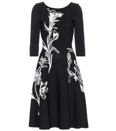 Floral Jacquard Midi Dress - Alexander McQueen | Mytheresa