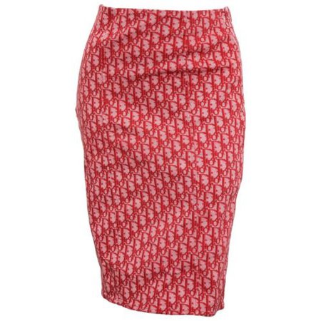 Christian-Dior-by-John-Galliano-Red-Trotter-Logo-Pencil-Skirt-1-500x500.jpg (500×500)