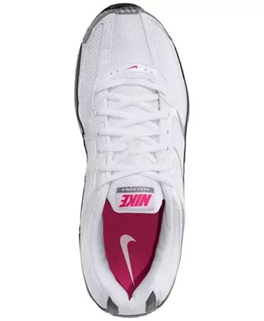 Nike Women's Reax Run 5 Running Sneakers from Finish Line & Reviews - Finish Line Athletic Sneakers - Shoes - Macy's white