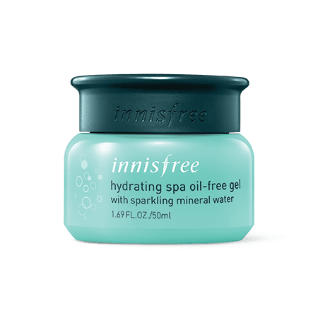 Hydrating spa oilfree gel with sparkling mineral water