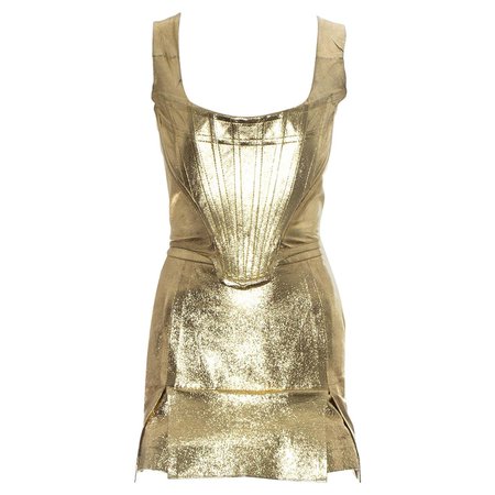 Vivienne Westwood Gold corset dress