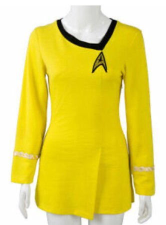 Yellow starfleet uniform