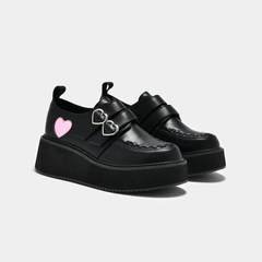 Pothos Pink Heart Wave Platform Shoes | Koi