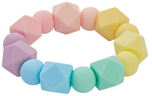 pastel rainbow teeth bracelet