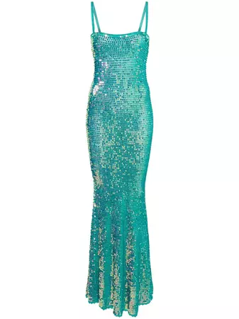 Retrofete sequin-embellished Maxi Dress - Farfetch