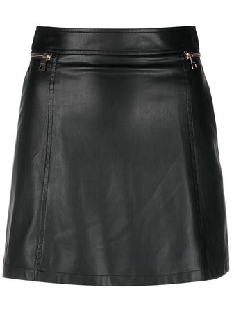 LIU JO leather-look Mini Skirt - Farfetch