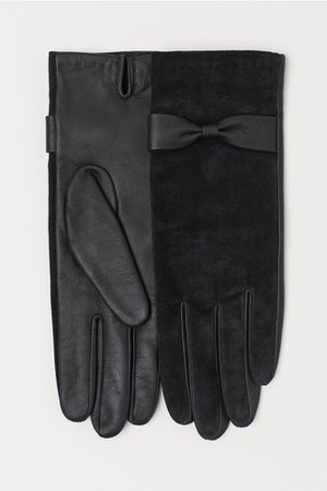 Suede Gloves - Black - Ladies | H&M US
