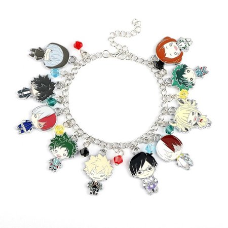 Anime My Hero Academia Multi Character Pendant Charm Bracelets & Bangles For Fans Souvenir Gifts Jewelry | Wish