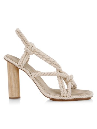 Shop Ulla Johnson Uma Twisted Rope High-Heel Sandals | Saks Fifth Avenue