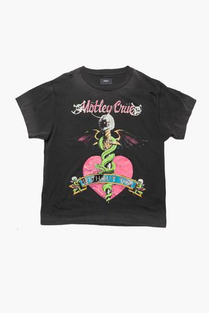 'Without You' Mötley Crüe Vintage Tee | Heavy Relic Black