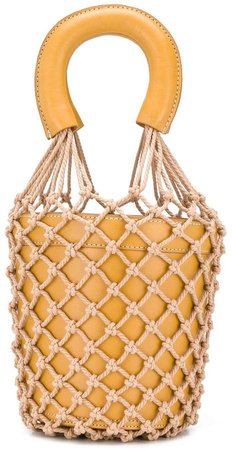 rope knit bucket bag