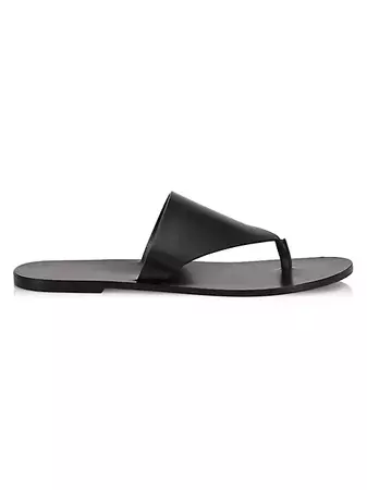 Shop The Row Avery Leather Thong Sandals | Saks Fifth Avenue