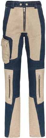 GmbH patchwork skinny jeans