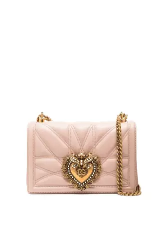 Dolce & Gabbana Devotion Leather Shoulder Bag - Farfetch