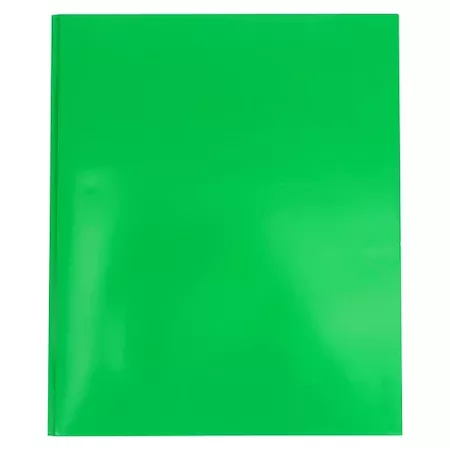 2 Pocket Paper Folder With Prongs Green - Pallex : Target