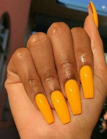 fall orange nails
