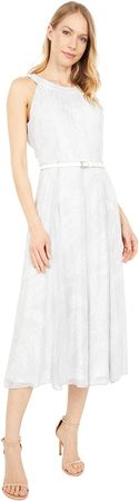 Tommy Hilfiger Women's Chiffon Quarter Sleeve Surplice Midi Dress at Amazon Women’s Clothing store