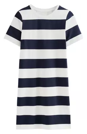 Boden Stripe Short Sleeve T-Shirt Dress | Nordstrom