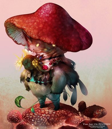 fantasy monster cute mushroom 🍄