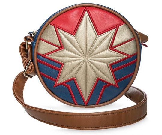 Captain Marvel Circle Crossbody Bag