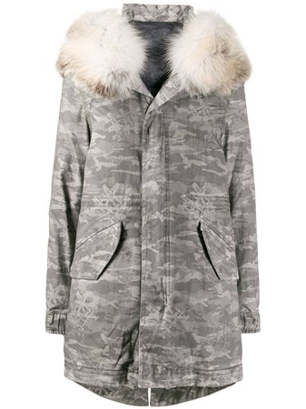 Mr & Mrs Italy Camouflage Print Down Parka