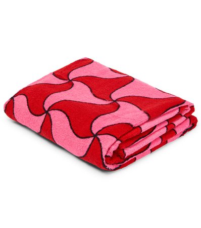 Bottega Veneta - Cotton terry beach towel | Mytheresa