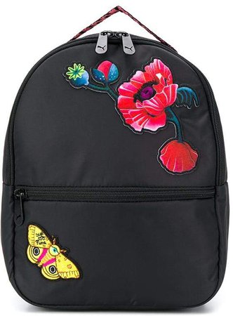 embroidery detail backpack