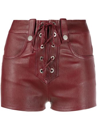 Manokhi Alys leather shorts