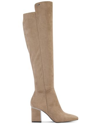 DKNY Women's Cilli Square-Toe Knee-High Dress Boots & Reviews - Boots - Shoes - Macy's
